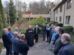 Spotkanie kard. Konrada Krajewskiego z diakonami stałymi w Porszewicach
